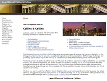 Tablet Screenshot of collinsandcollins.com